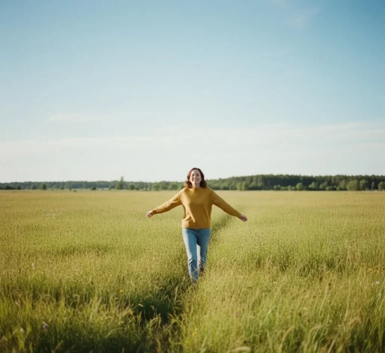 Solo traveler enjoying freedom and confidence while traveling alone
