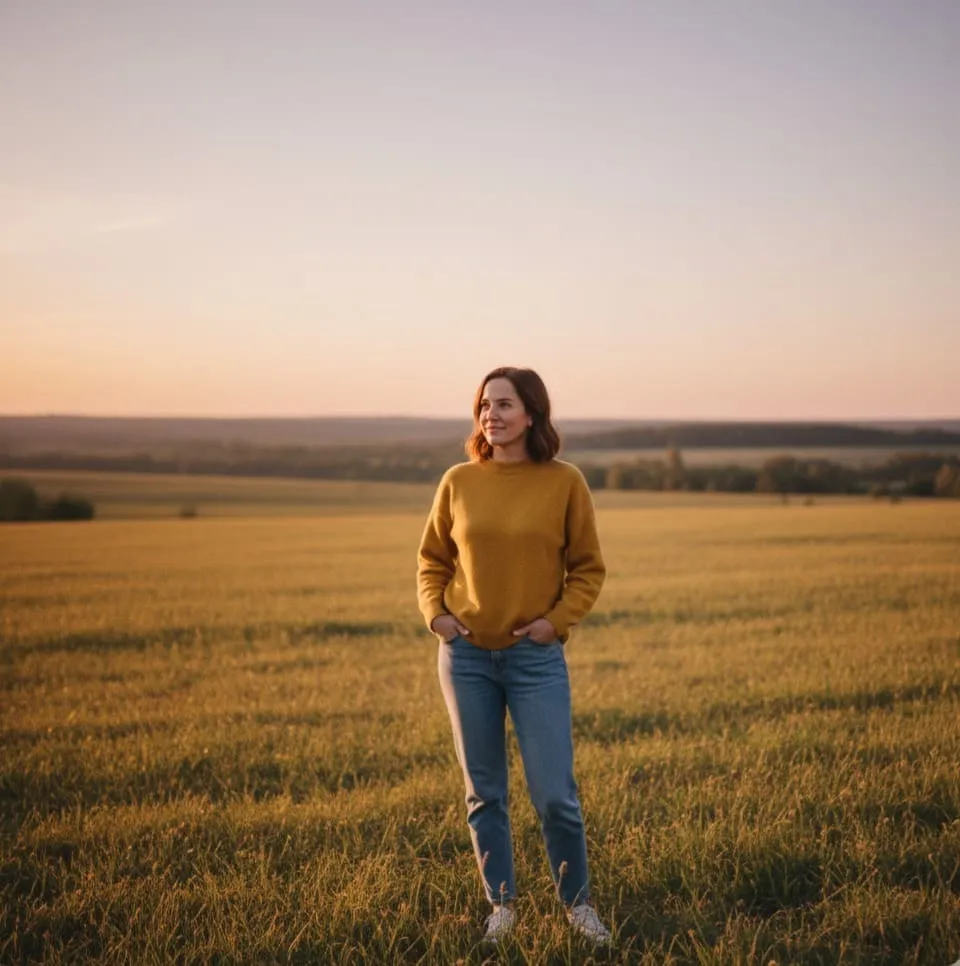 Solo traveler feeling confident after completing a solo trip