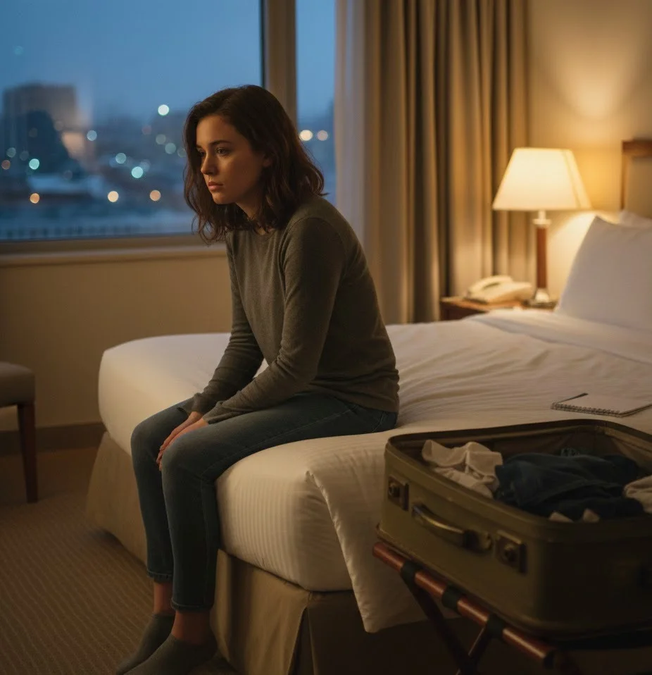 Traveling alone and enjoying quiet personal time