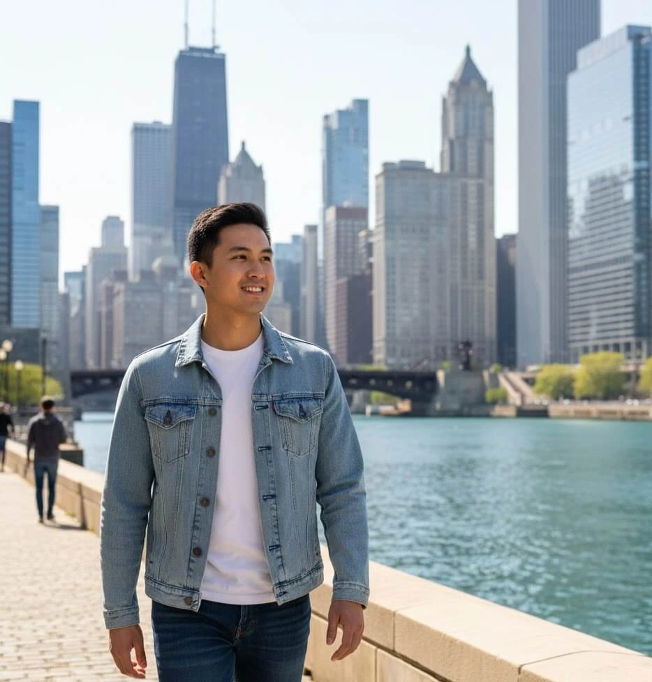 Chicago Illinois solo weekend trip near Riverwalk