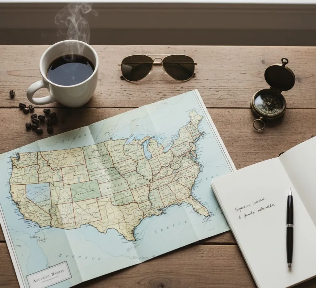 how to choose a state for solo travel in the USA