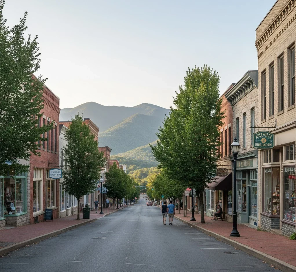 Asheville North Carolina solo travel destination