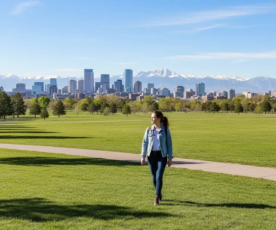 Denver solo travel open city spaces