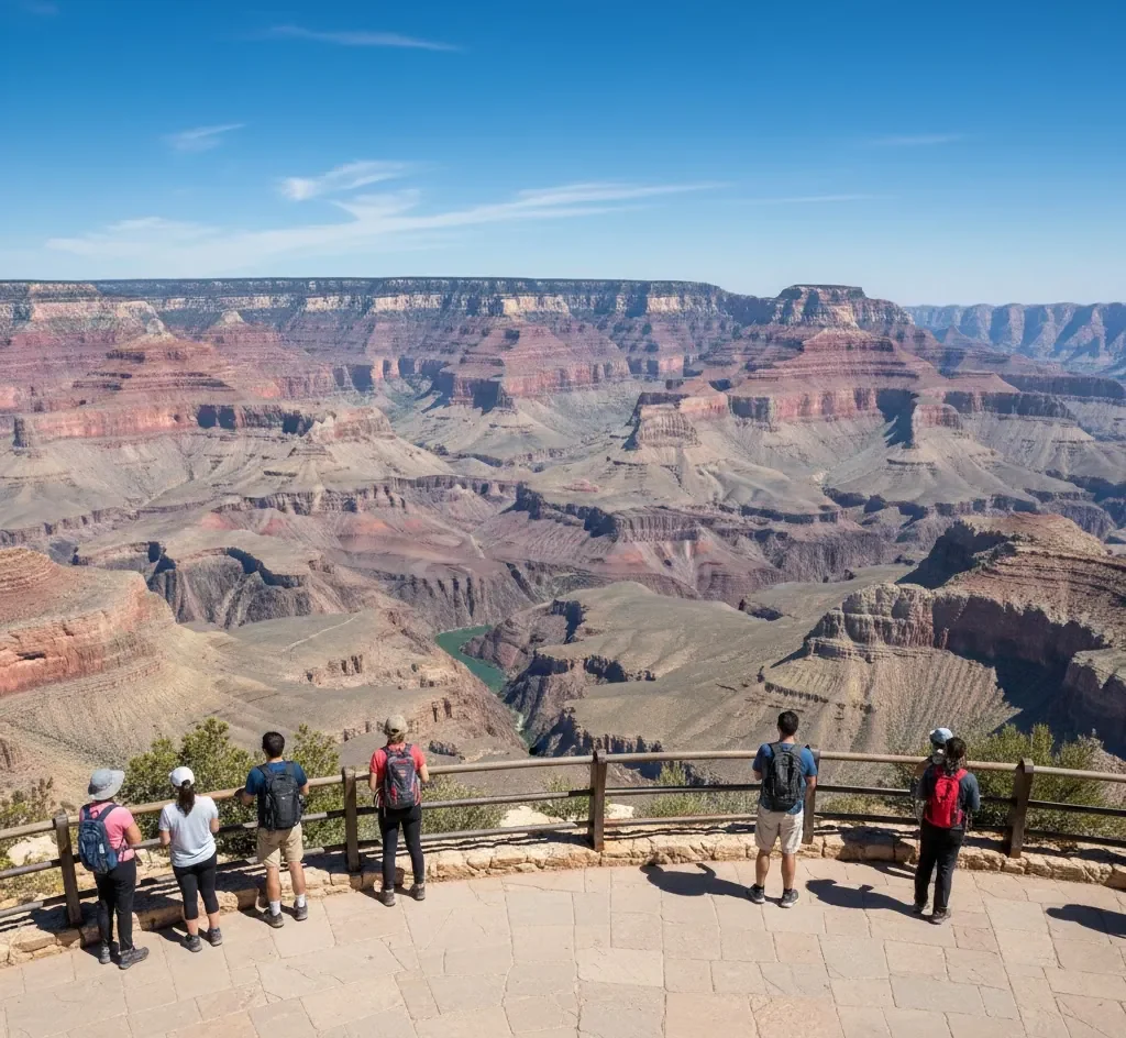 Grand Canyon South Rim viewpoint