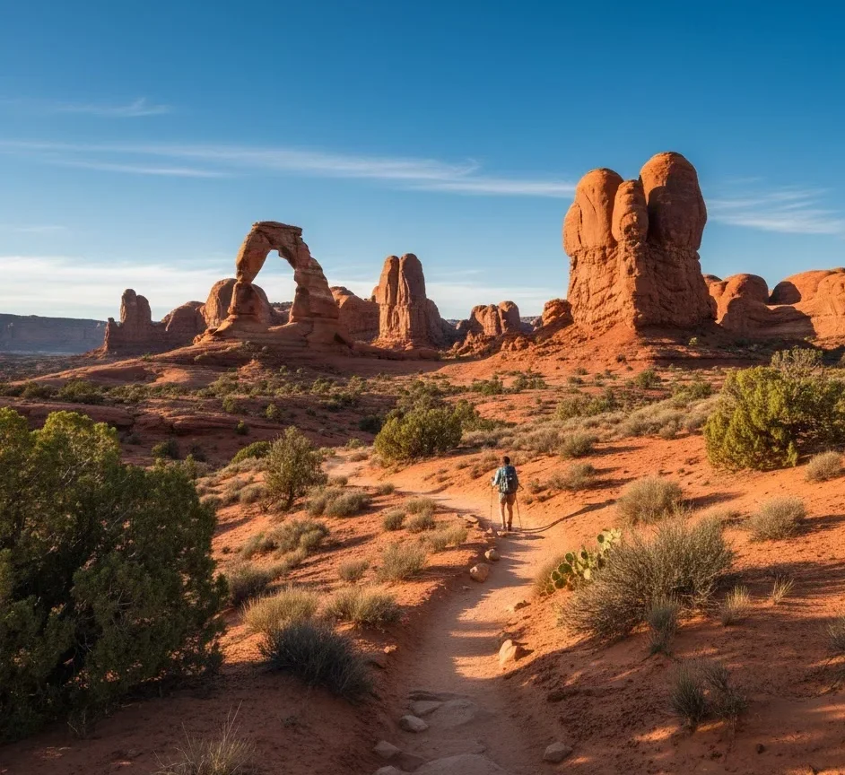 Moab Utah solo travel for national parks