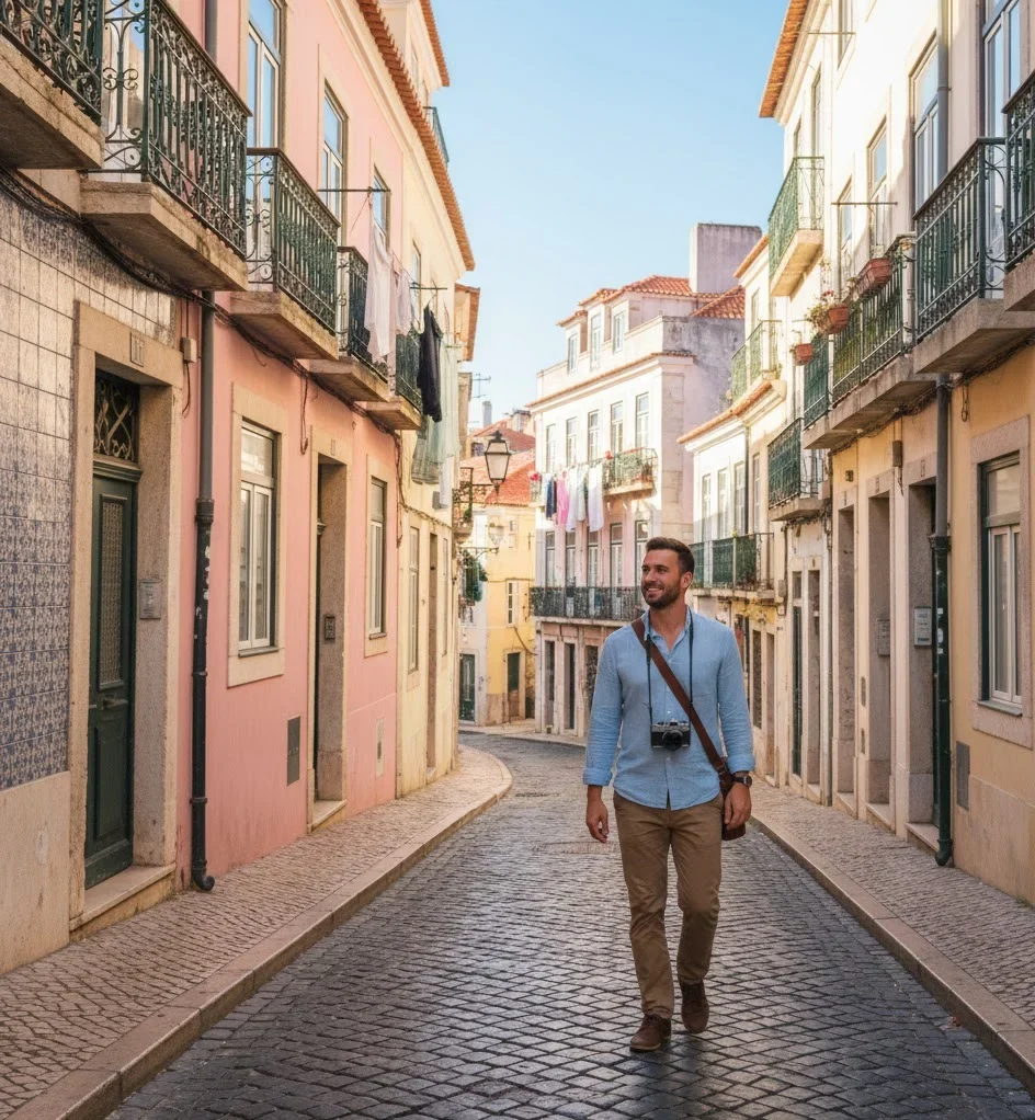 Portugal solo travel experience in Lisbon
