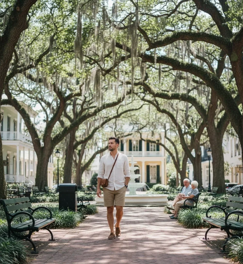 Savannah Georgia solo travel walk