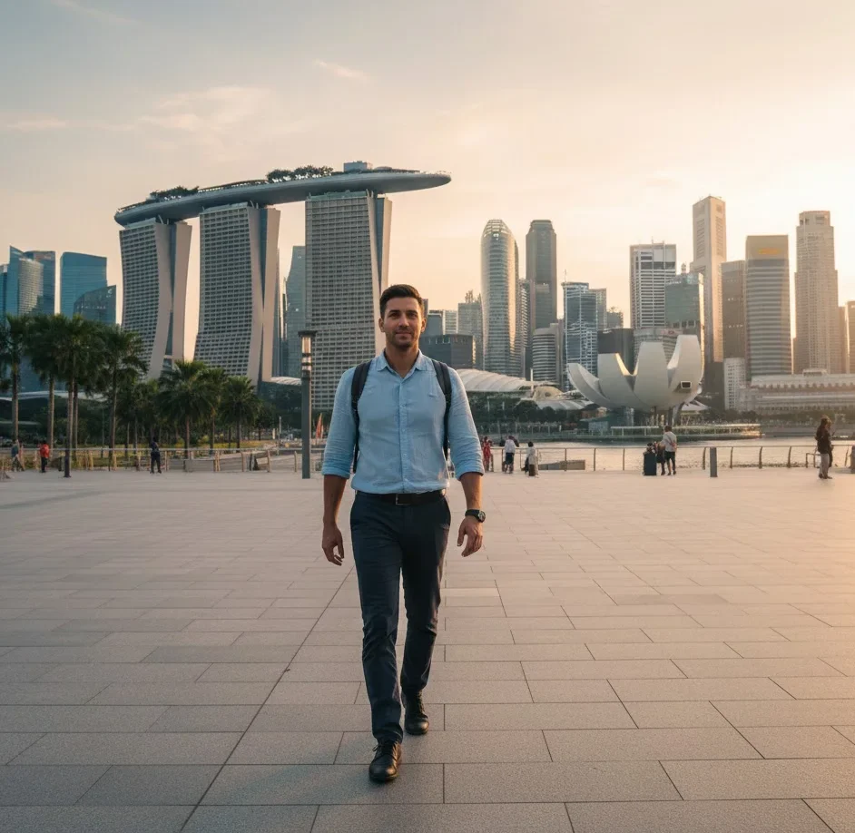 Singapore solo travel in a clean and safe city