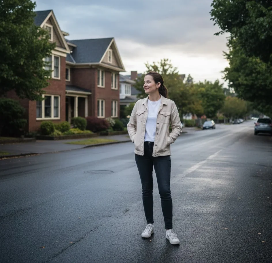 Solo traveler exploring Seattle during a short city break