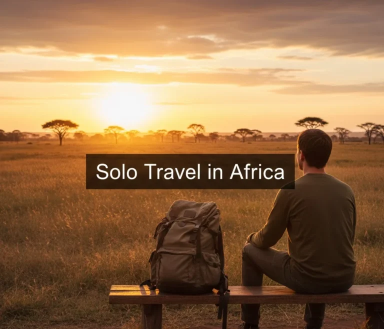 Solo Travel in Africa: A Practical Guide Built on Real Insight Solo traveler taking a quiet break while exploring Africa independently