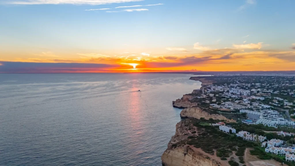 Algarve region blends dramatic cliffs