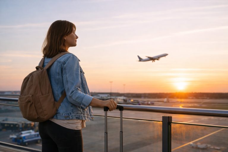 First-Time Solo Female Travel Mistakes (And How to Avoid Them) The-mix-of-excitement-and-doubt-before-a-first-solo-trip.