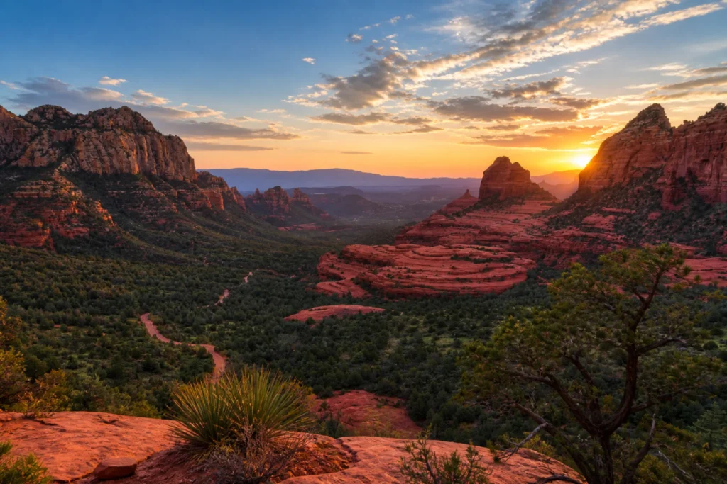 solo traveler hiking mountain view during short solo trip adventure